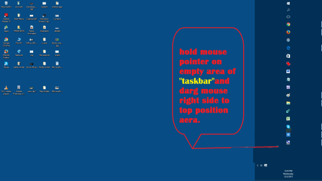 taskbar right position to top1